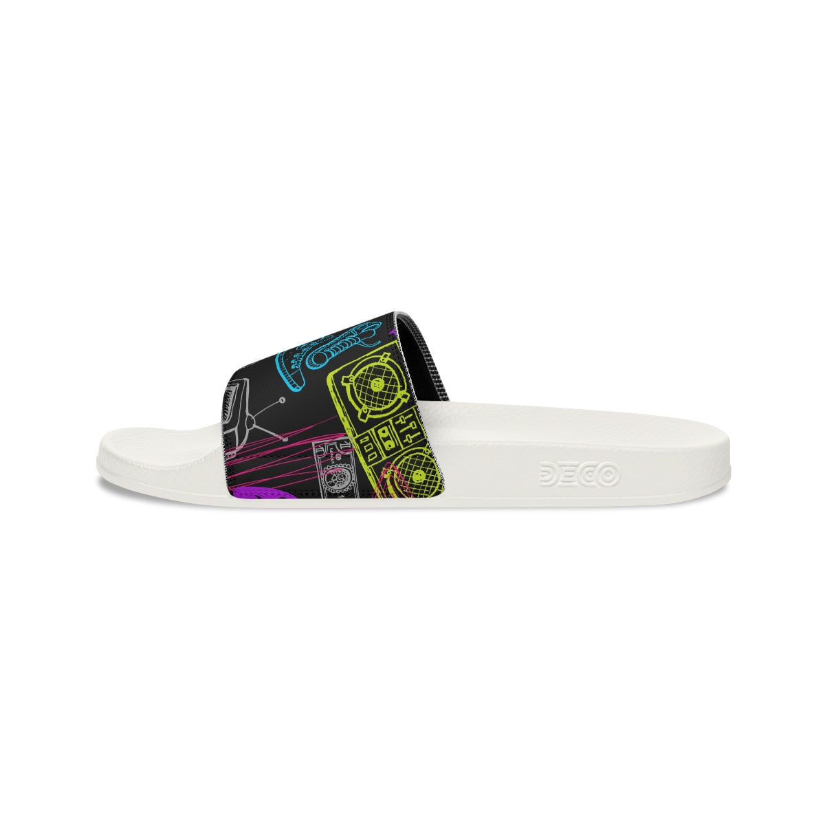 Music Graphic-Women's Slide Sandals