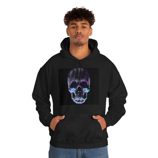 Unisex Heavy Blend™ Hooded Sweatshirt-Glowing Skull