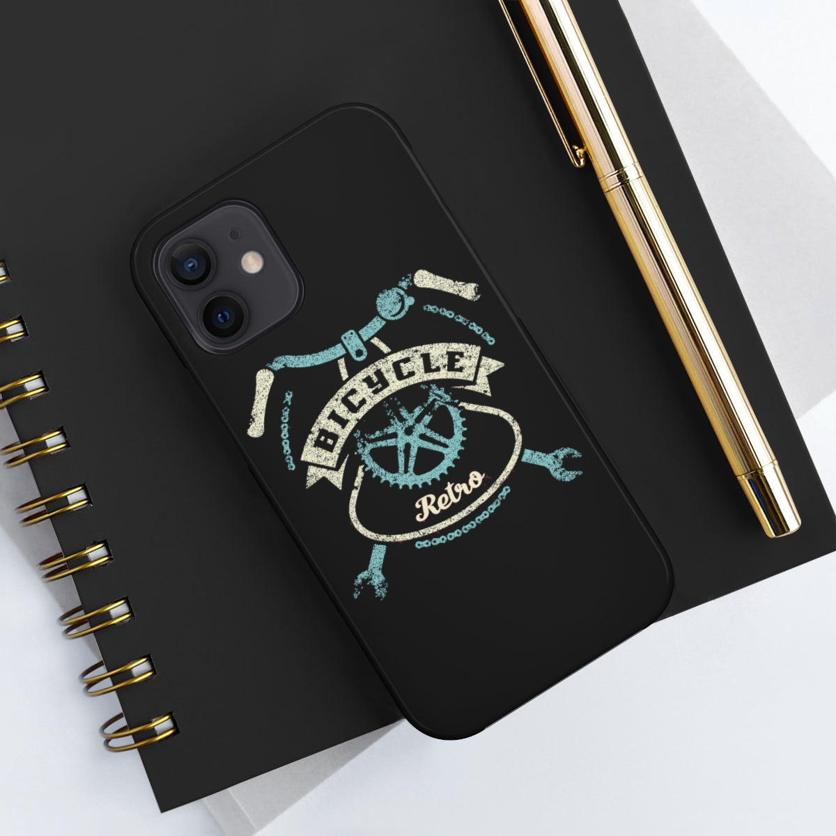 Retro Bicycle-Tough Phone Cases, Case-Mate