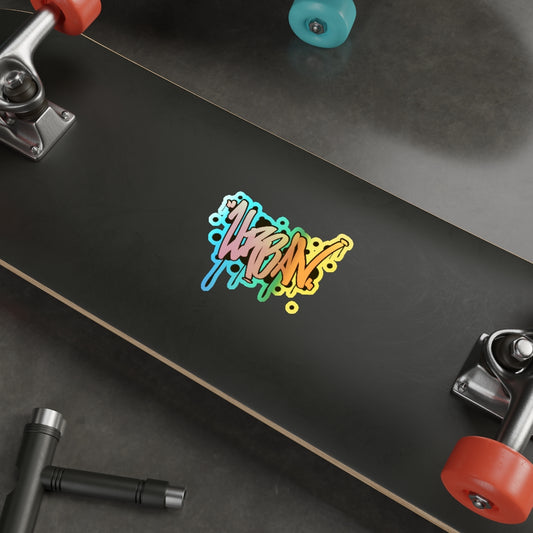 Holographic Die-cut Stickers-Urban