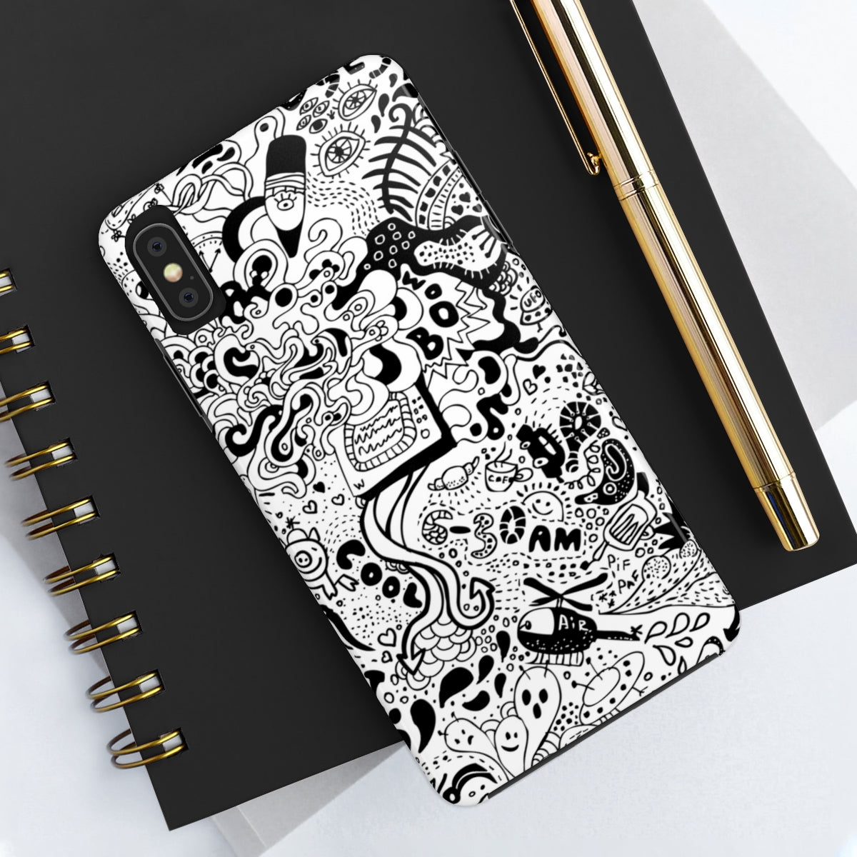 Tough Phone Cases, Case Mate-Doodle