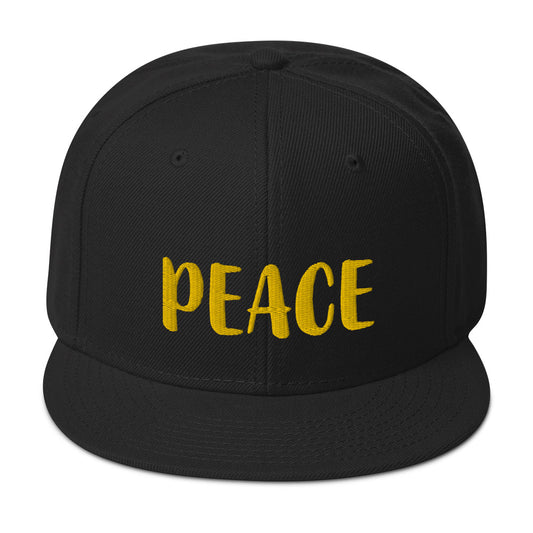 Peace Out Snapback Hat by AC