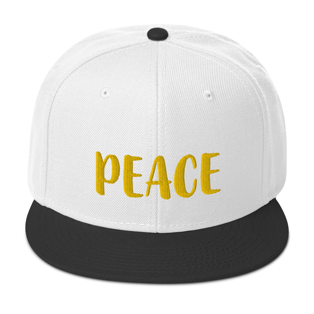 Peace Out Snapback Hat by AC