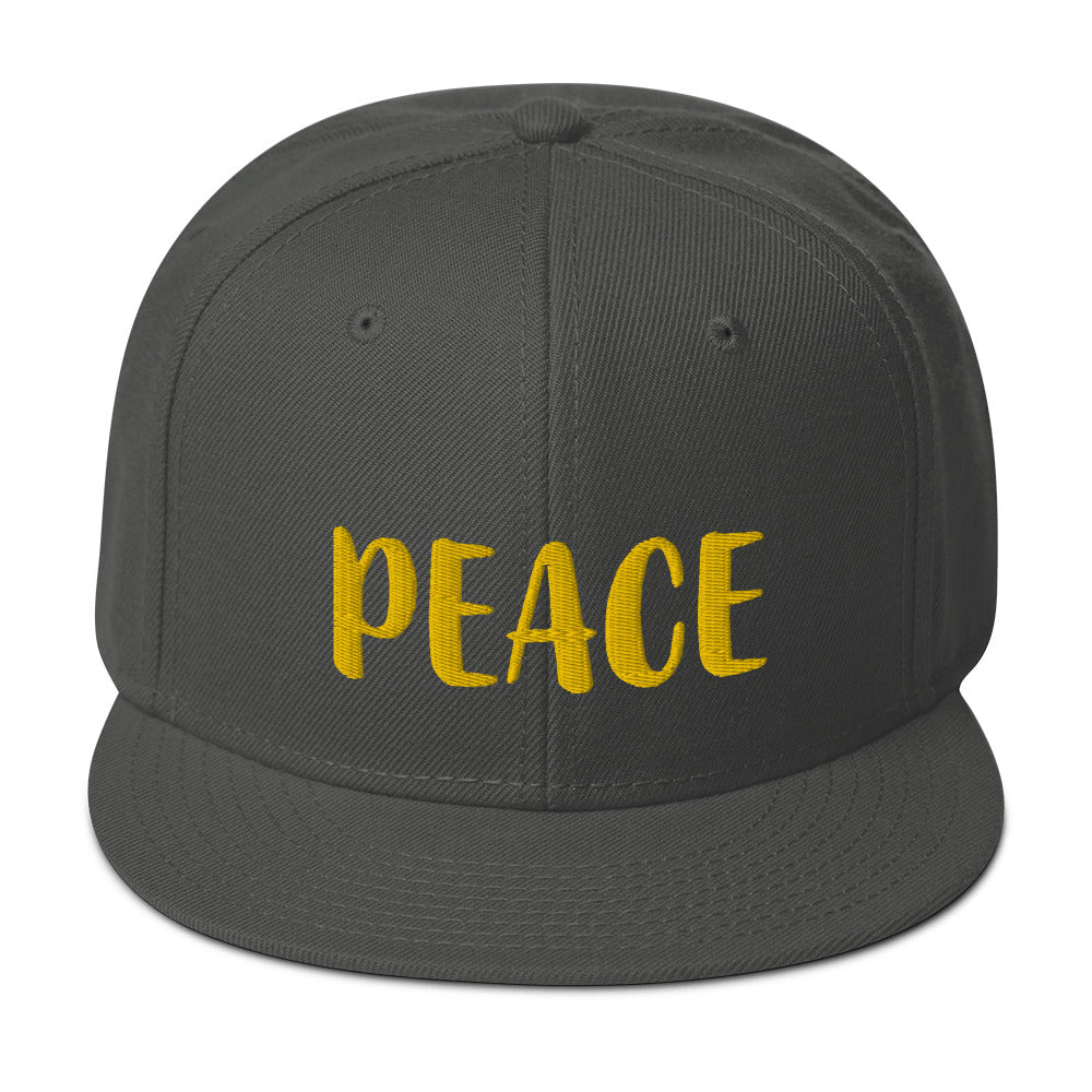 Peace Out Snapback Hat by AC