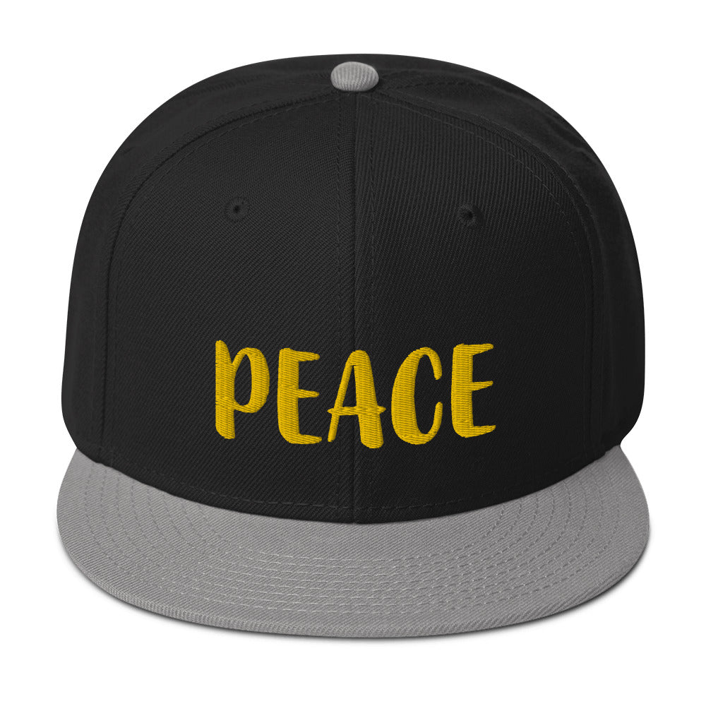 Peace Out Snapback Hat by AC