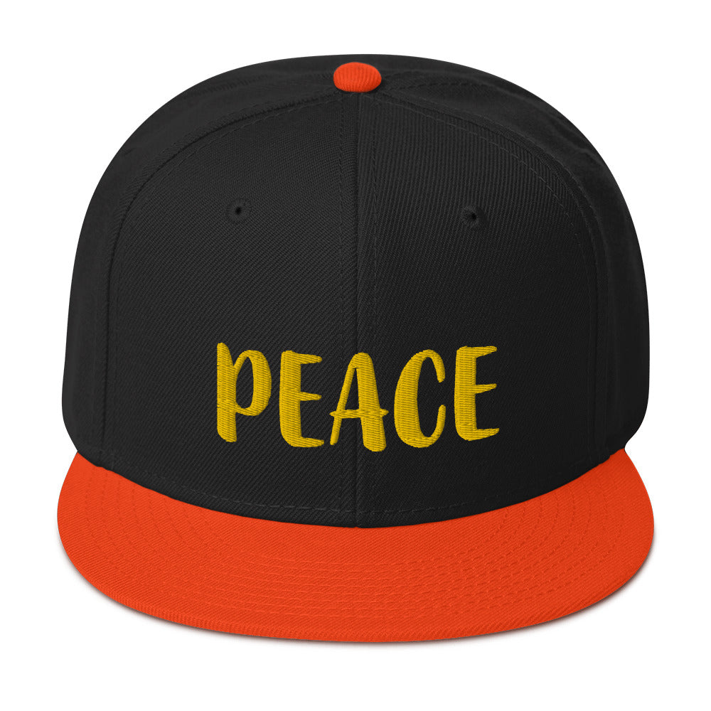 Peace Out Snapback Hat by AC