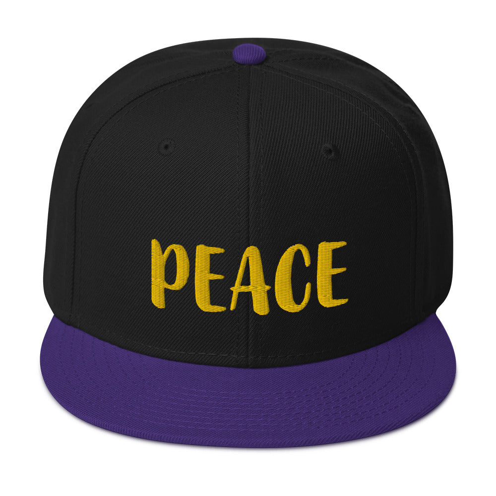 Peace Out Snapback Hat by AC