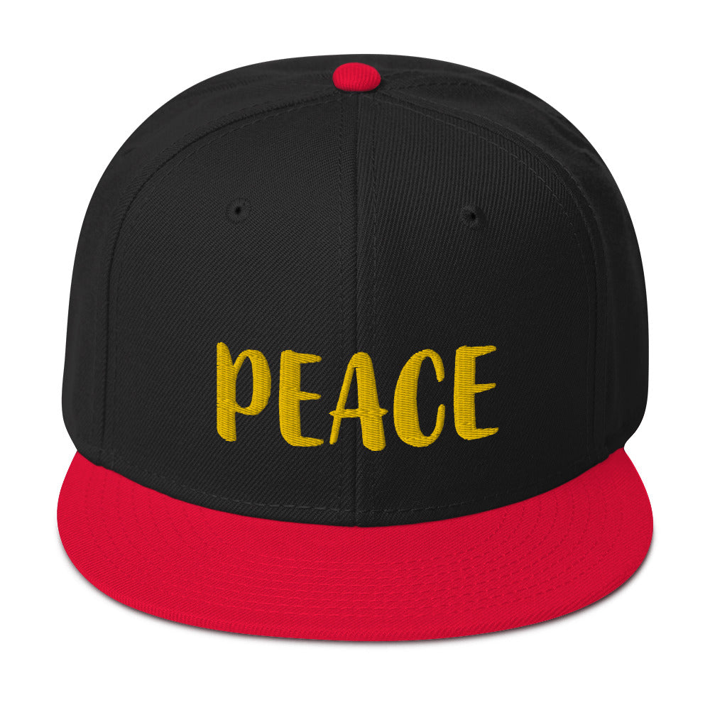 Peace Out Snapback Hat by AC