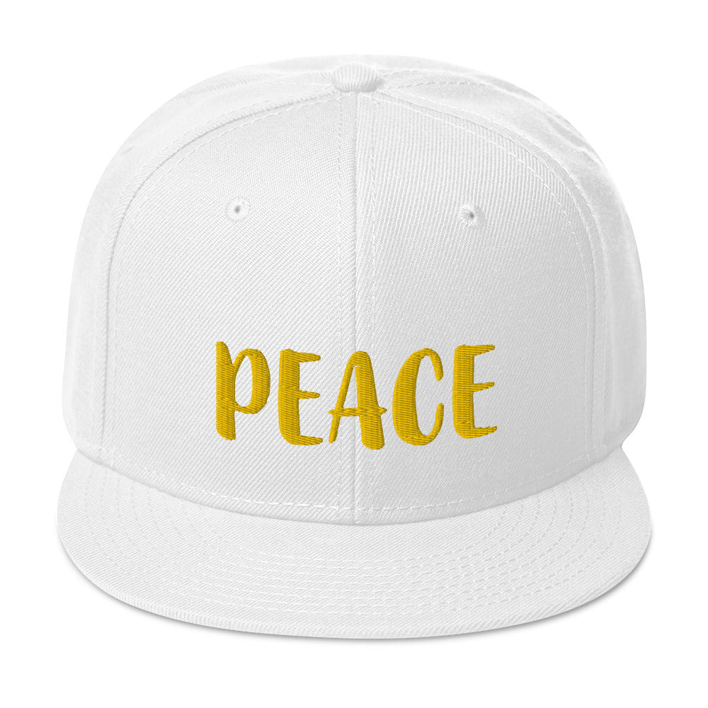 Peace Out Snapback Hat by AC